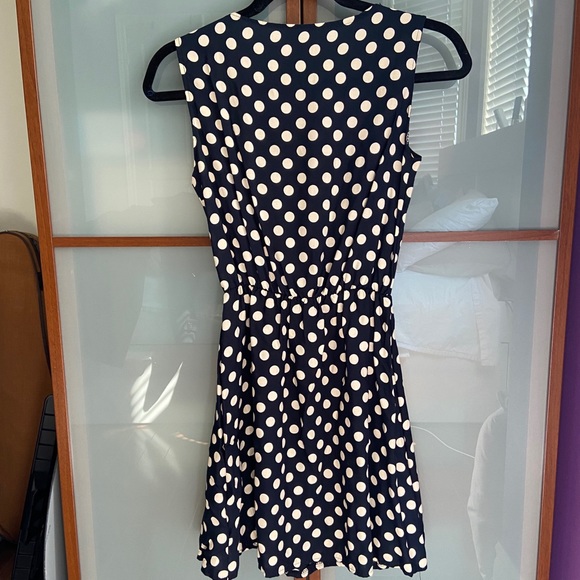 Vintage Style Polka Dot Sundress With Collar - Picture 3 of 3